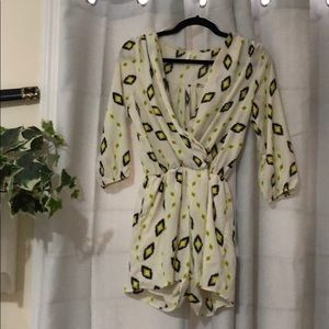 Diamond Pattern Romper